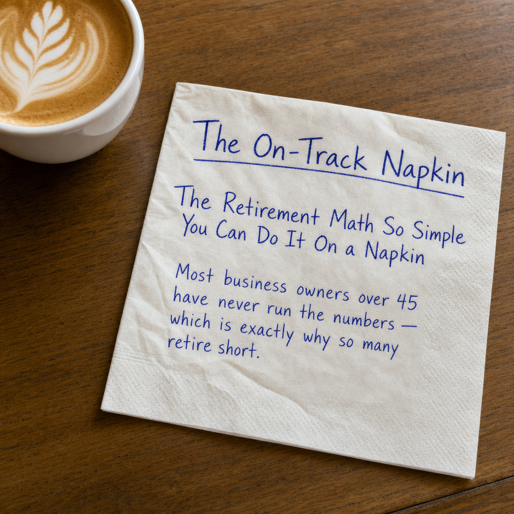 The On-Track Napkin — the retirement math so simple you can do it on a napkin